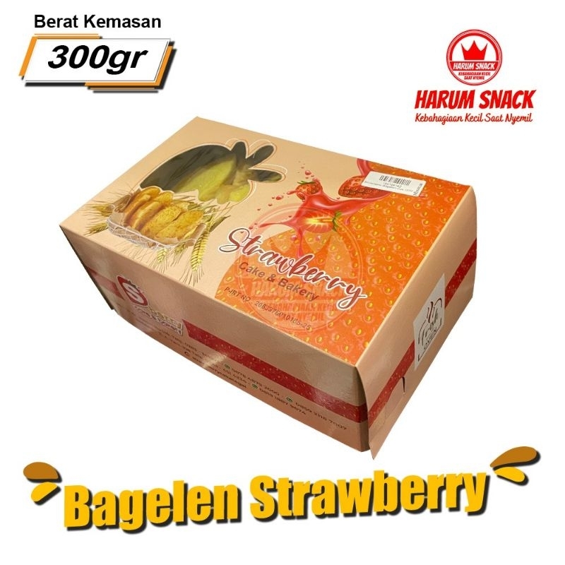 

BAGELEN STRAWBERRY CAKE AND BAKERY [Harum snack Official] CEMILAN SNACK KILOAN JAJAN KILOAN