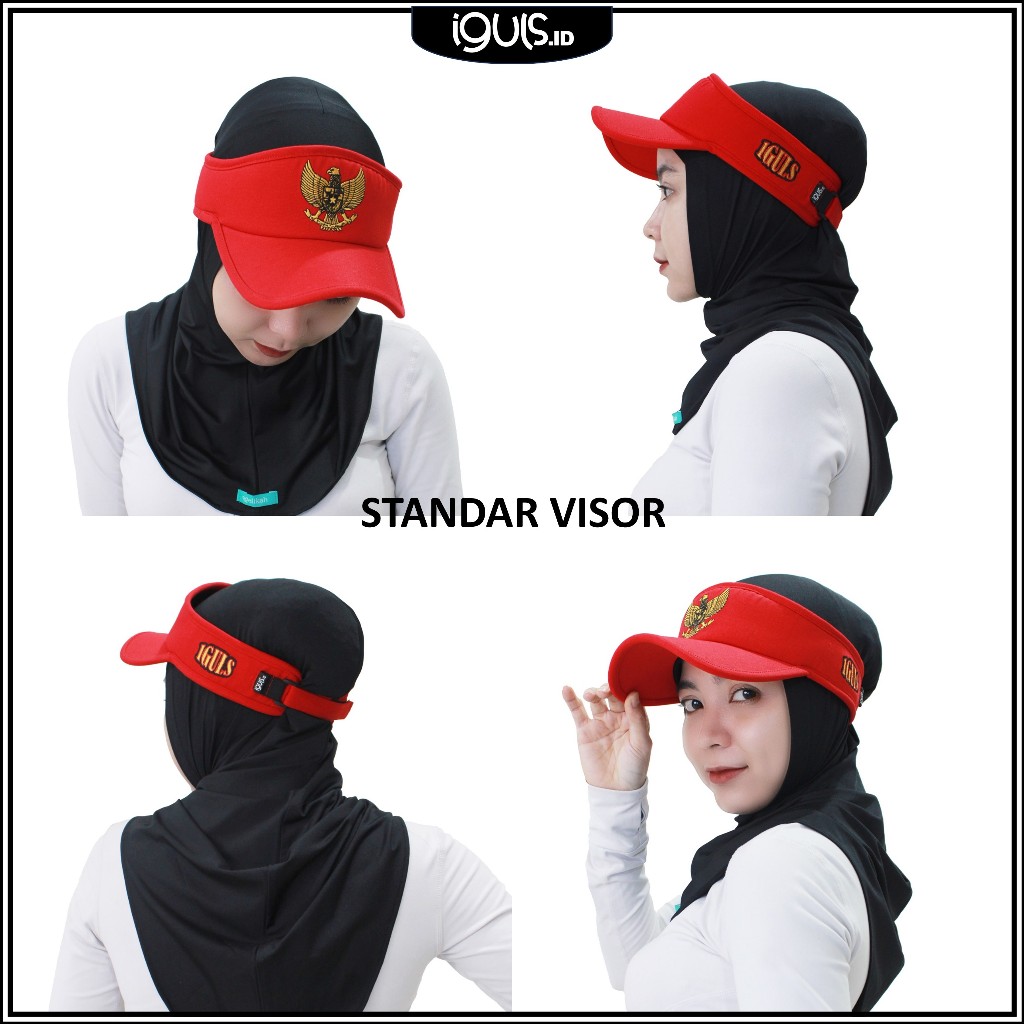 Iguls.ID Topi Olahraga Wanita Kemerdekaan Garuda Indonesia Pancasila Original Kualitas Premium