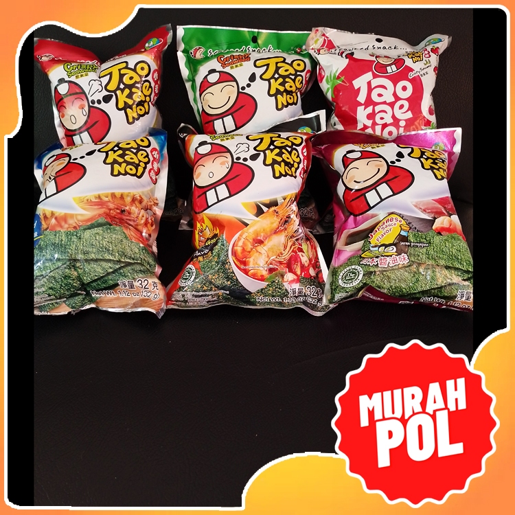 

Tao Kae Noi Seaweed Snack 32gr