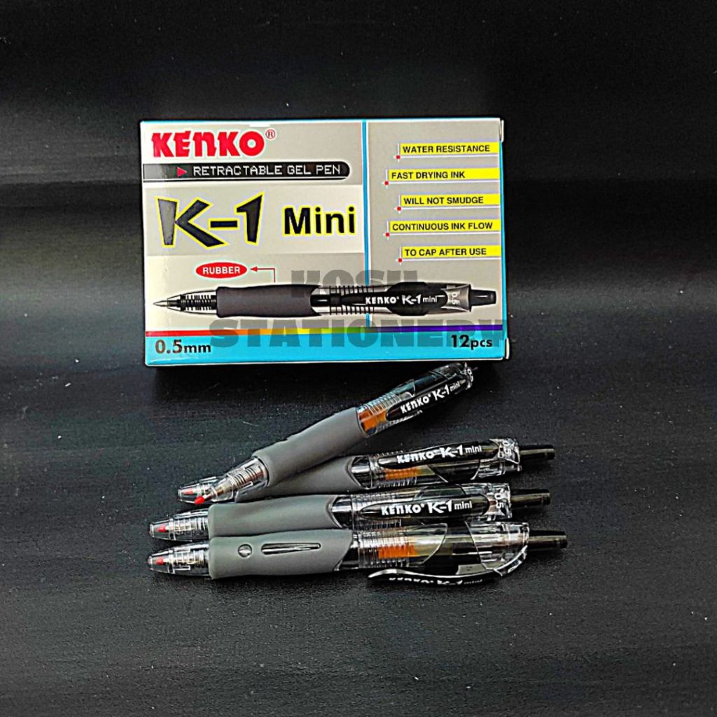 

BOLPEN GEL / BALLPOINT GEL / PULPEN GEL / POLPEN GEL KENKO K1 MINI HITAM
