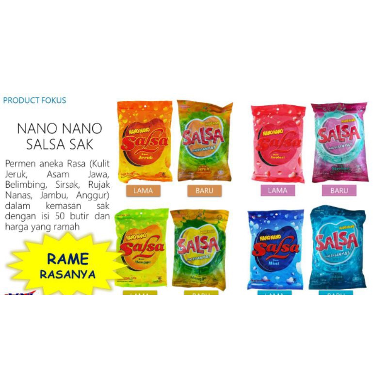 

Nano Nano Salsa Sak 130g