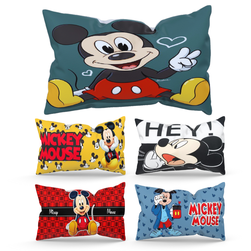 Sarung Bantal Tidur Anak (Sarung) Motif Kartun Ukuran 45x35 cm Motif Micky Mouse & Minnie Mouse by.S