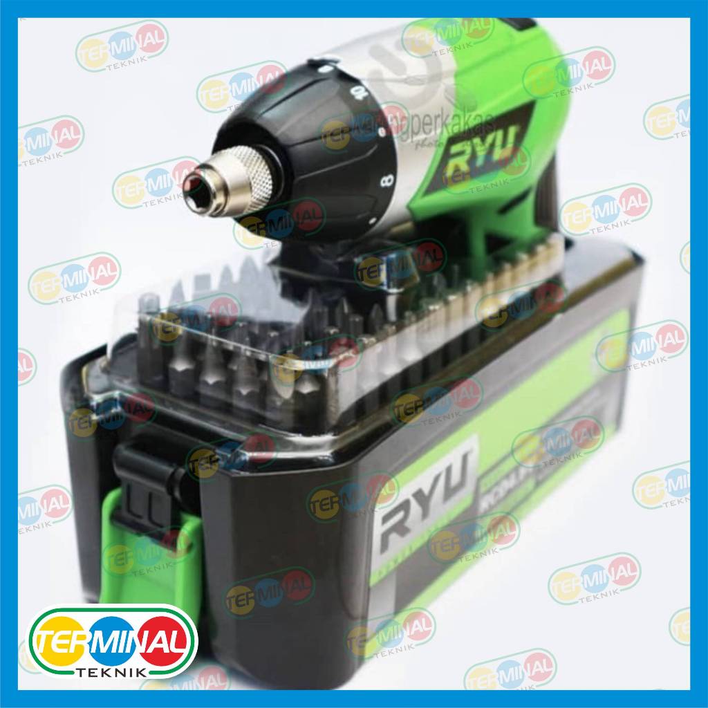 RYU RCD 4.8V Cordless Screwdriver RCD 4.8V - Bor Obeng Listrik Mini