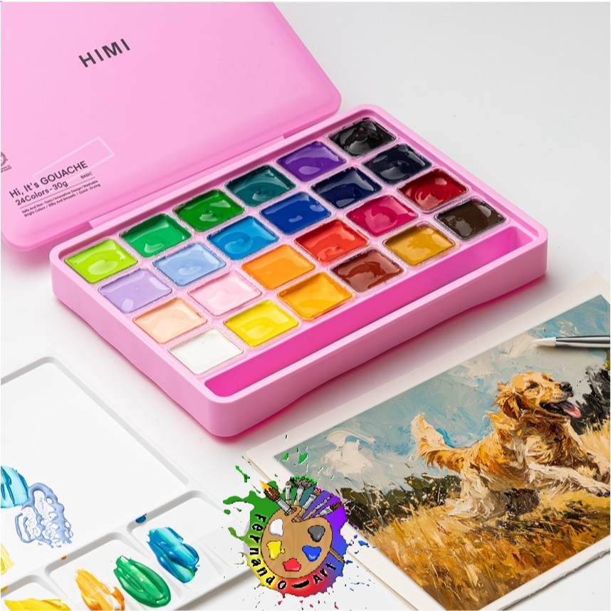 

Miya Himi Gouache 24x30ml | Cat Air Gouache