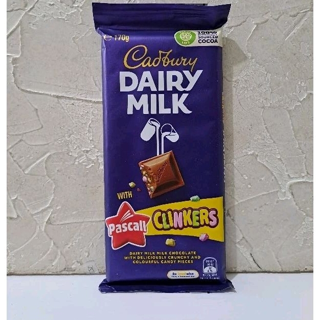 

CADBURY DAIRY MILK WITH PASCALL CLINKERS
