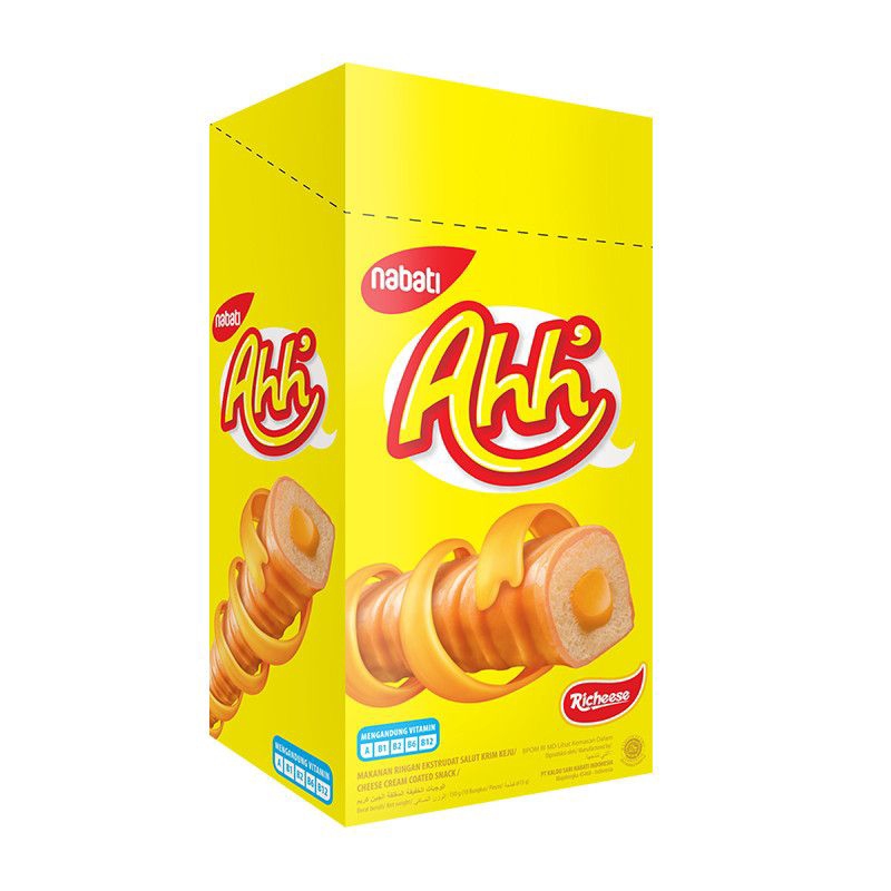 

Snack Ahh Keju 1000(10pcs/box) 9g