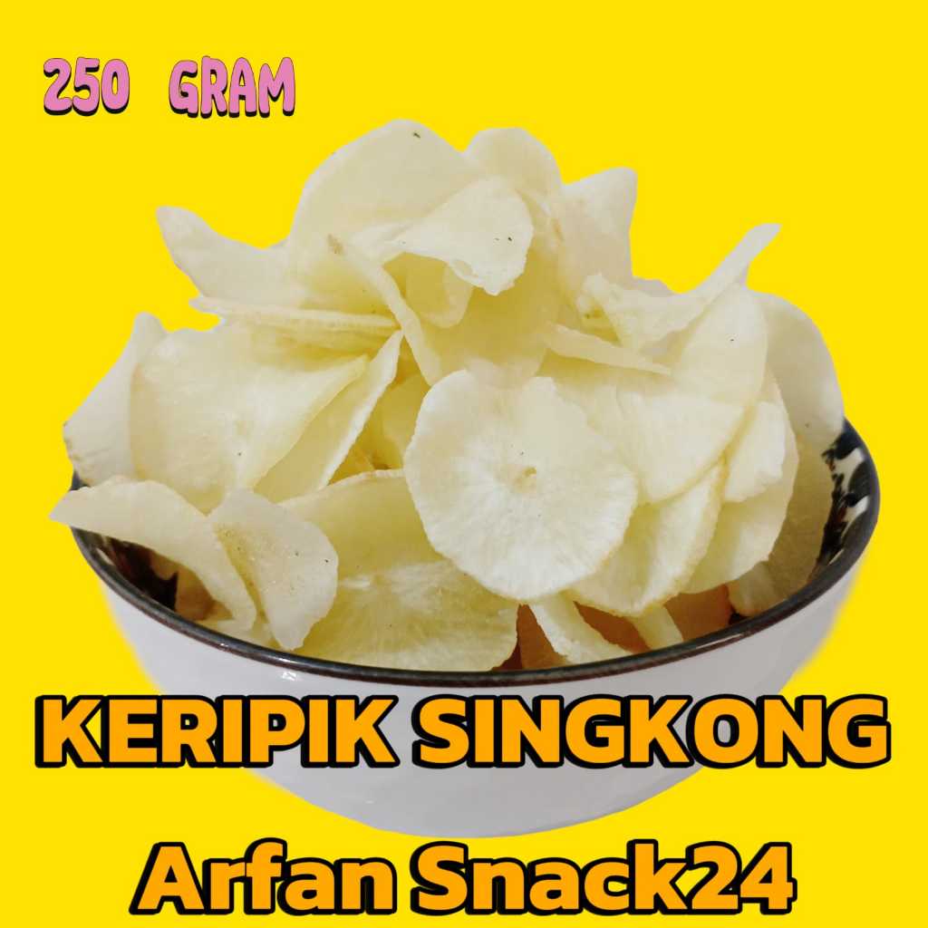 

KERIPIK SINGKONG RENYAH GURIH 250 GRAM
