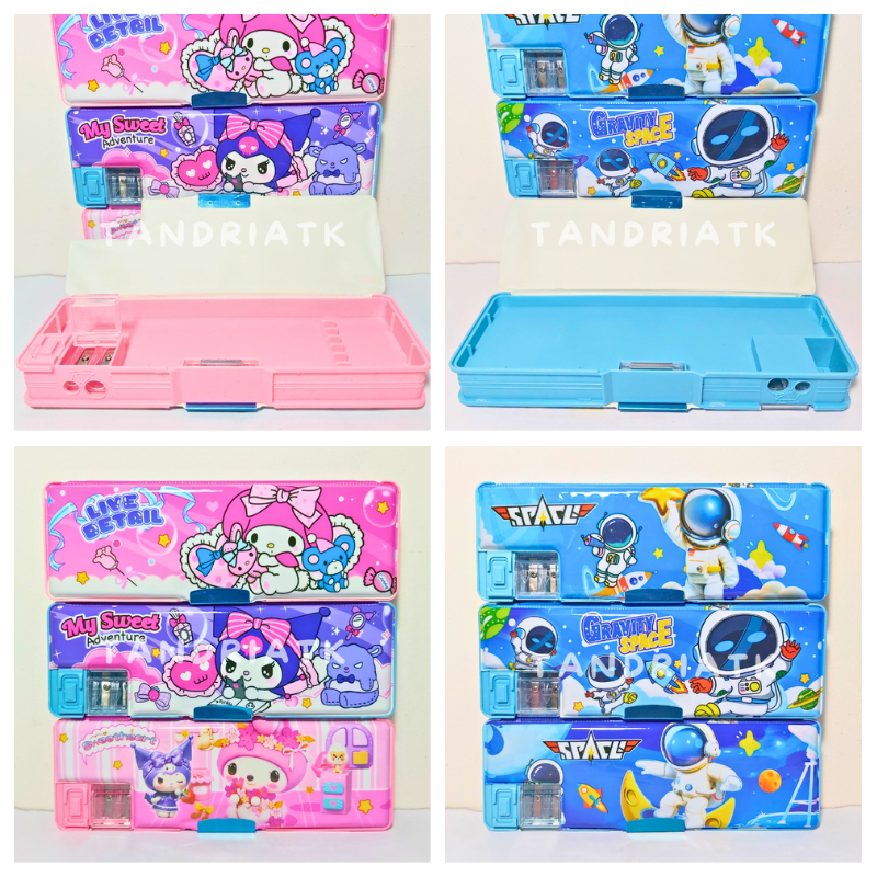 

Tempat Pensil Magnet Glitter Serutan 2 Lubang KT 391 / KT 385 / 8903 SNR / Kuromoi / Astronot Capybara animal