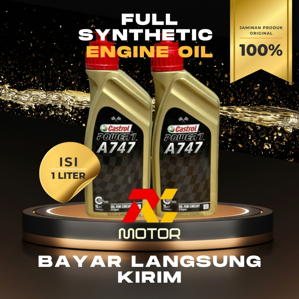 OLI SAMPING CASTROL A747 A 747 2T POWER RACING ORIGINAL FRANCE
