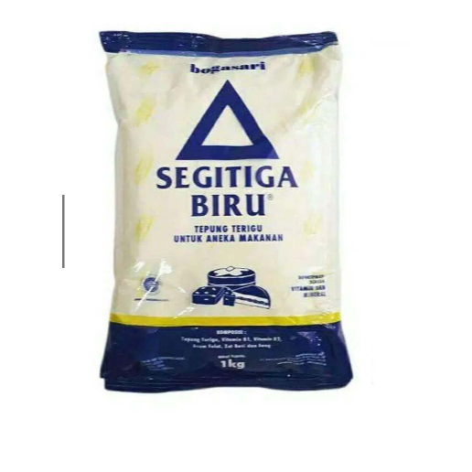 

Terigu Bogasari Segitiga Biru 1kg