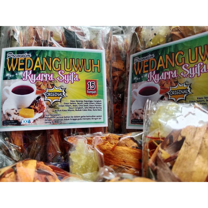 

WEDANG UWUH "Kyarra Syifa" Premium - Original 15 Rempah