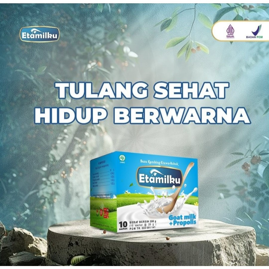 

Susu Kambing ETAMILKU Etawa Bubuk Goat Milk Plus Propolis Original