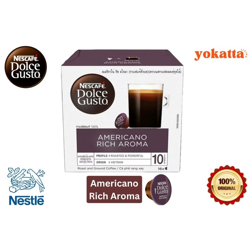 

Kopi Kapsul Nescafe Dolce Gusto Americano Rich Aroma