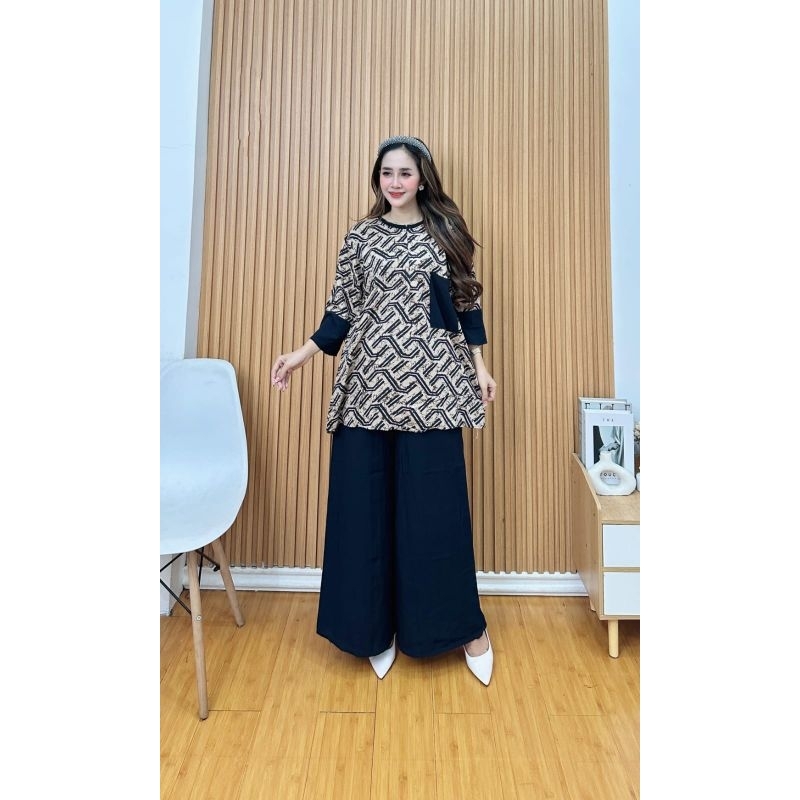 One Set BCL Rayon Premium Jumbo Atasan Bawahan Wanita Adem Nyaman