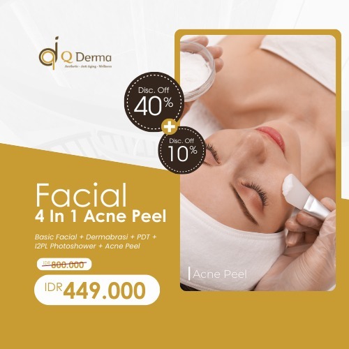 FACIAL 4IN1 ACNE PEEL - Q Derma