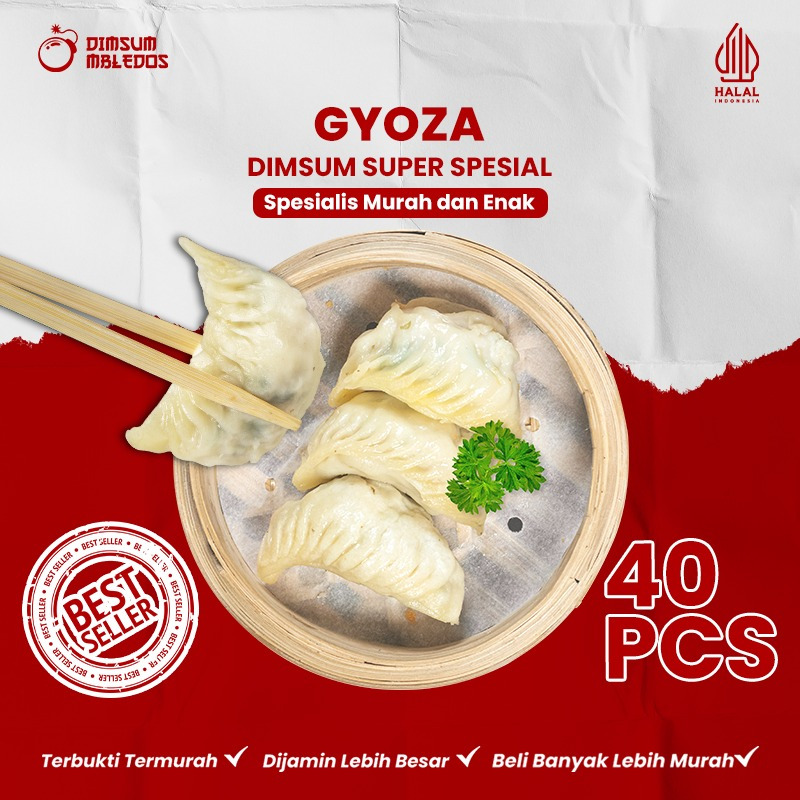 

Dimsum Gyoza / Dumpling / Kuotie – Frozen Food Halal Mbledos Super Spesial Grosir Pack