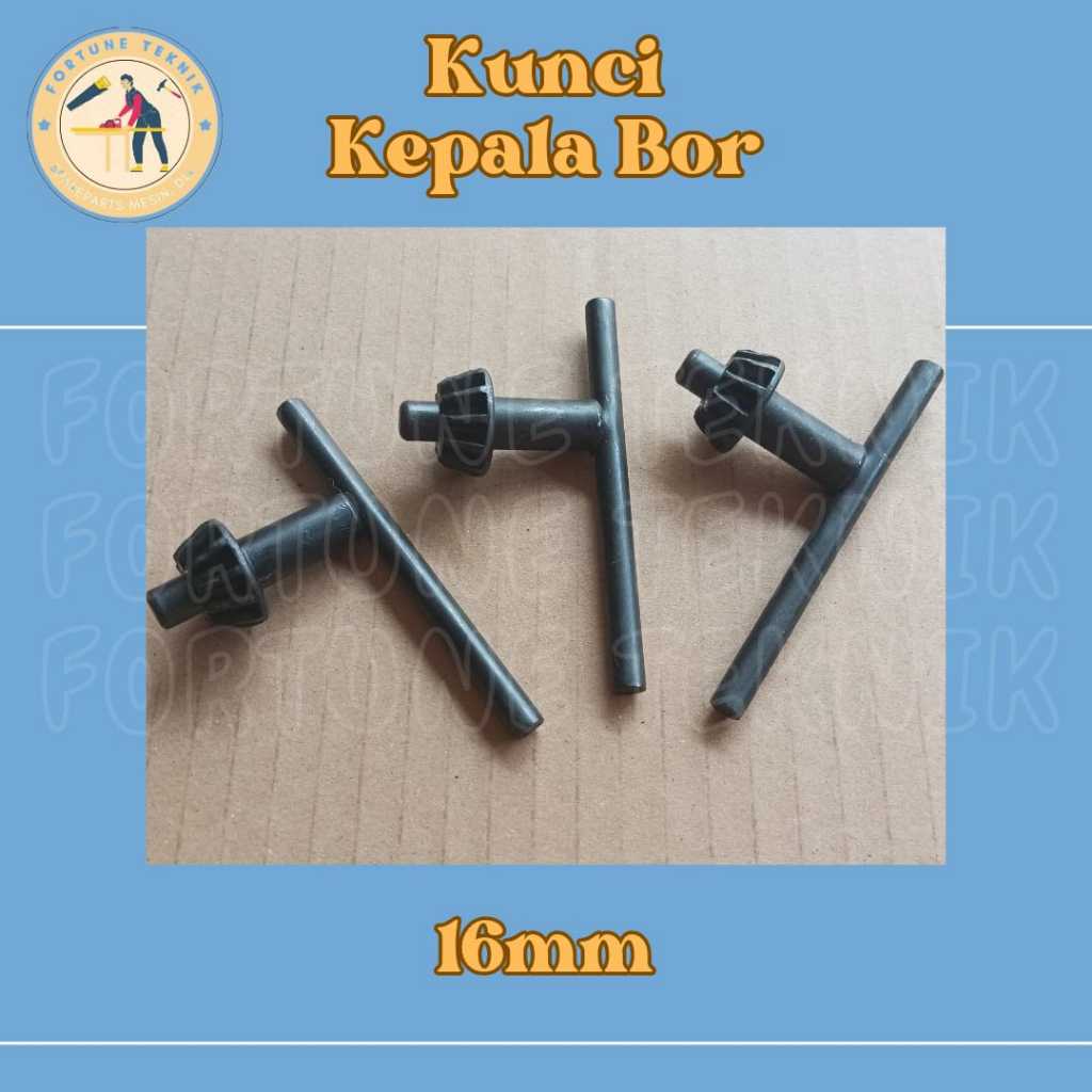 Kunci Kepala Mesin Bor 16mm Sparepart Mesin Bor