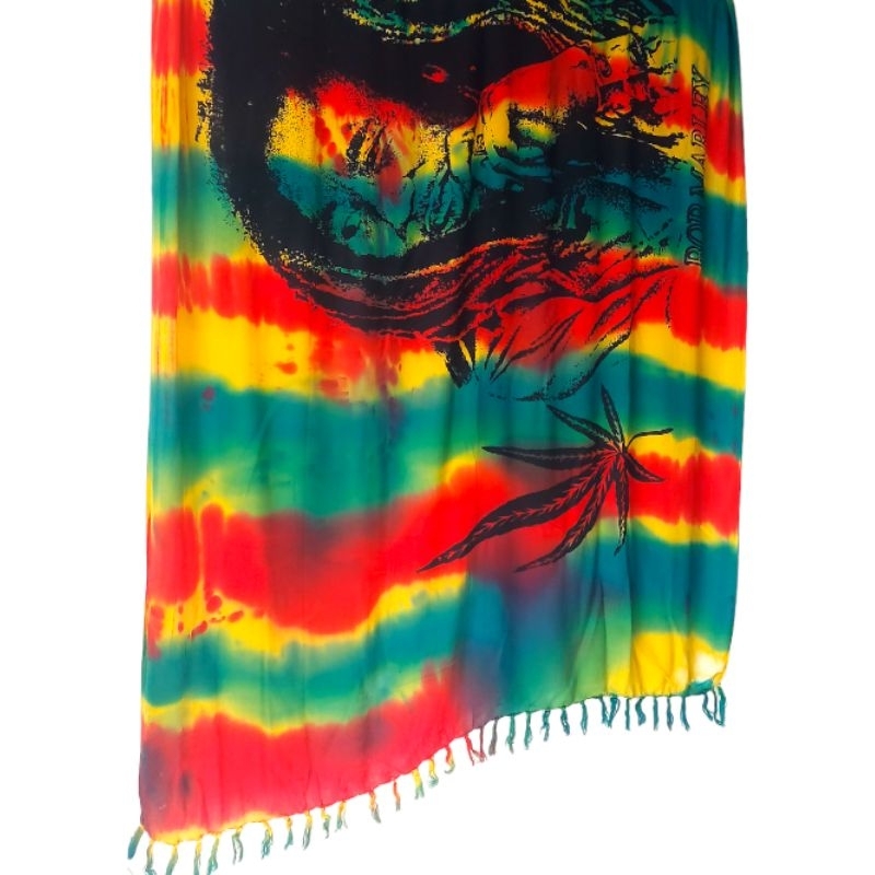 KAIN PANTAI BALI SARONG EDISI BOB MARLEY