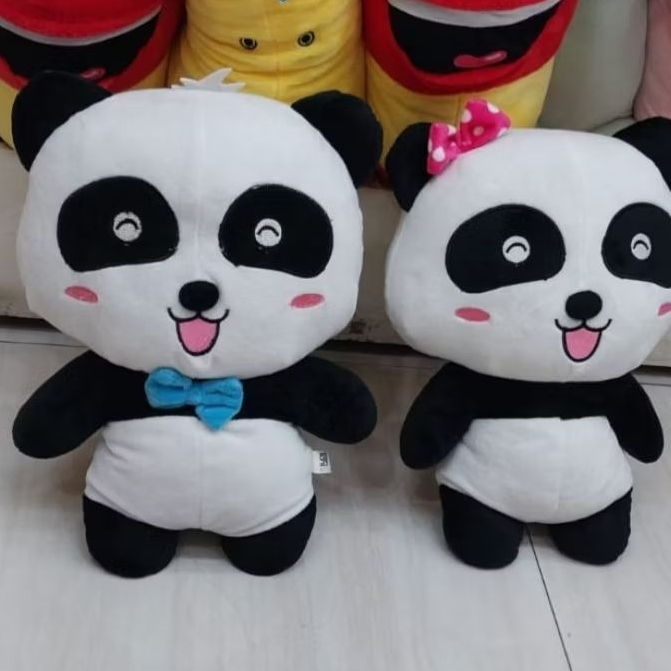 Boneka Panda baby bush Boy and girl lucu
