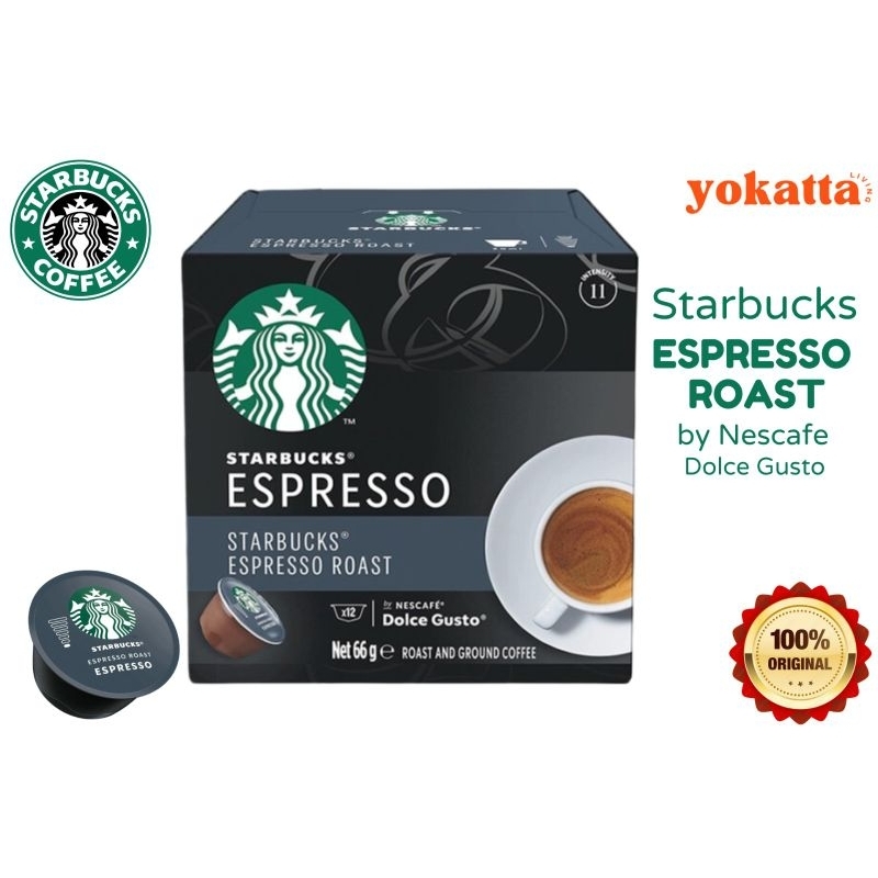 

Kopi Kapsul Starbucks Espresso Roast By Dolce Gusto