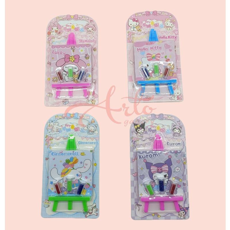 

[PREMIUM] SET DIY GLITTER SAND PAINTING SANRIO / SAND COLORING SANRIO
