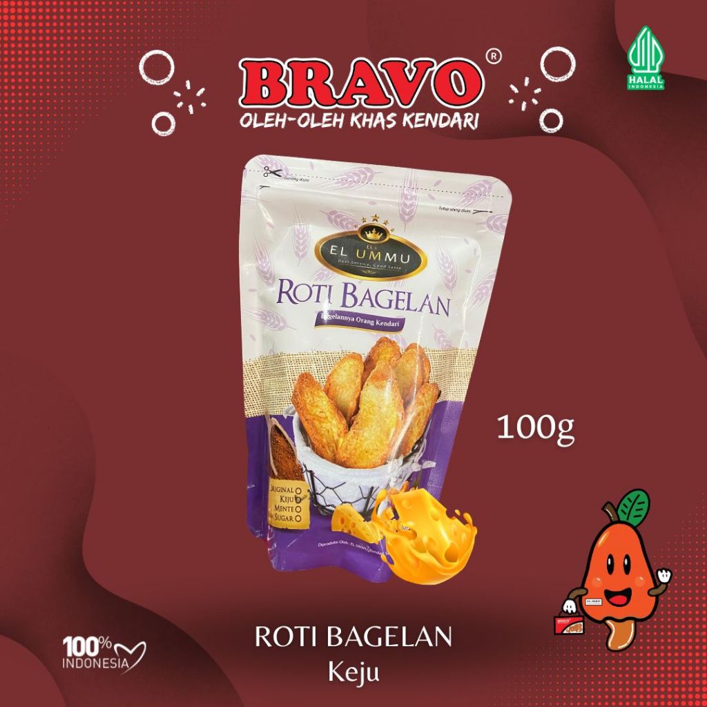 

ROTI BAGELAN EL UMMU RASA KEJU 100g