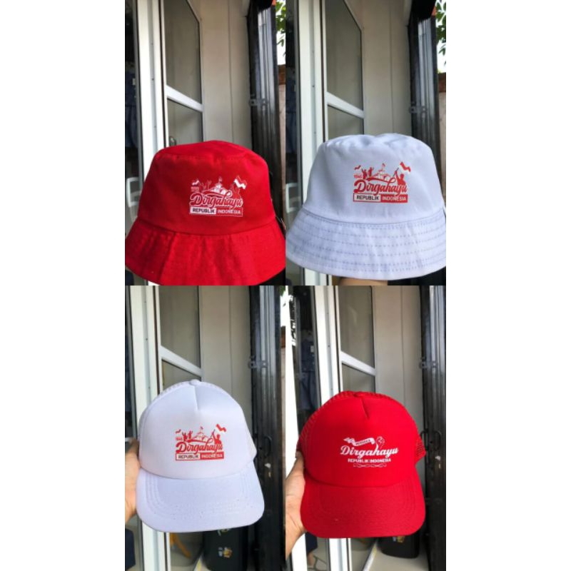 Topi 17 Agustus/ Topi merah putih Dewasa