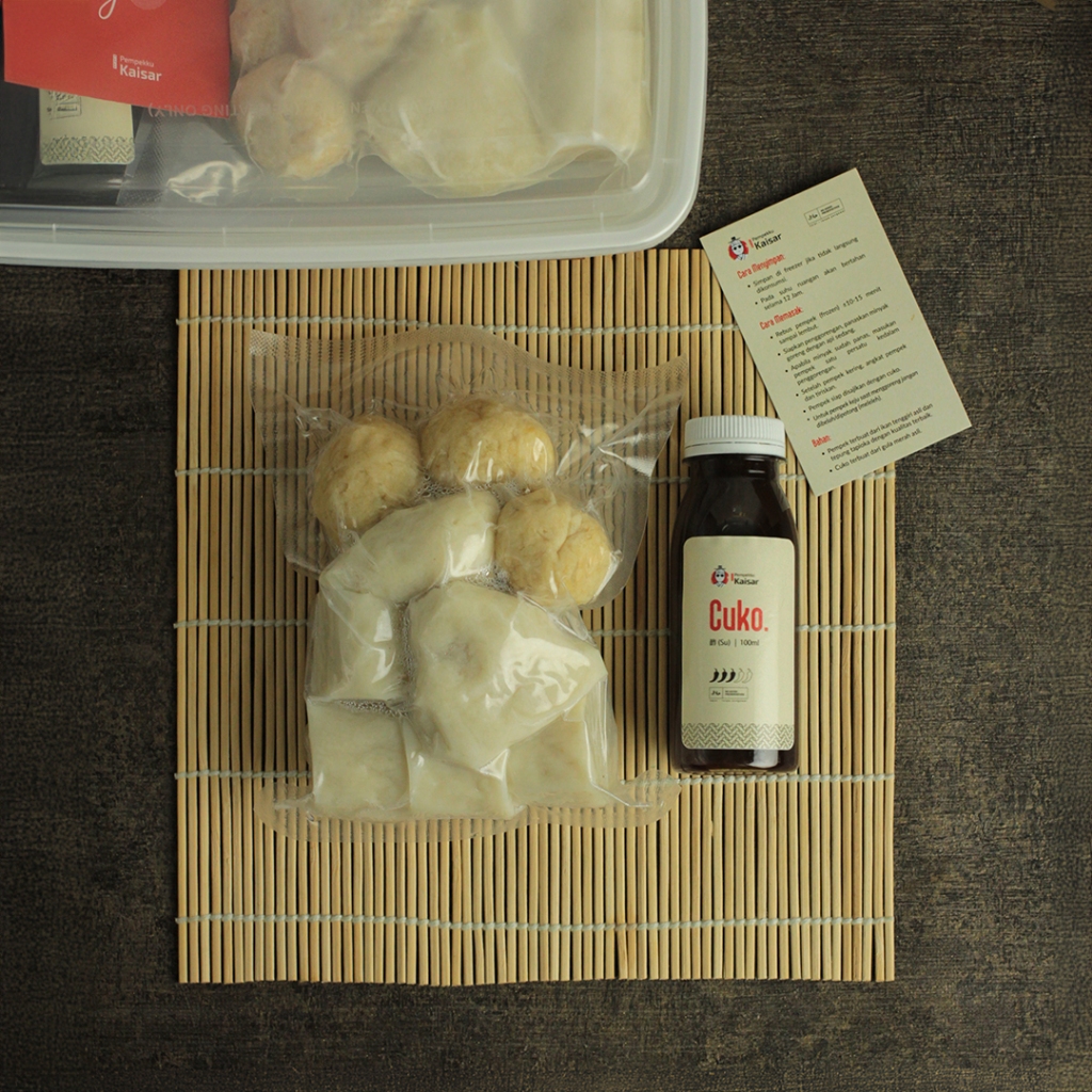 

Pempek ku Kaisar - Pempek Campur Paket Mini - Frozen Food Pempek