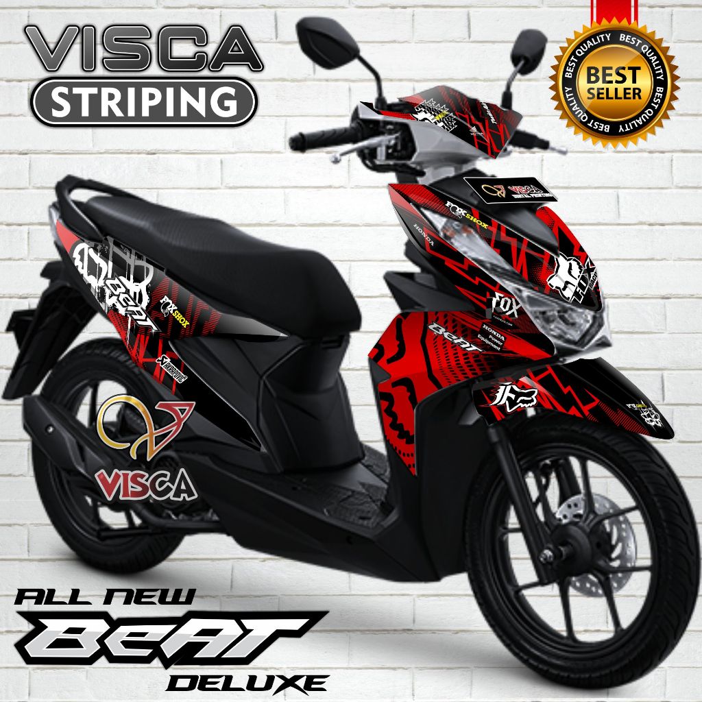 Decal Beat Deluxe 2020 2021 2022 Full Body - Stiker Motor Beat 2020 - Dekal Beat 2021 - Striping Bea