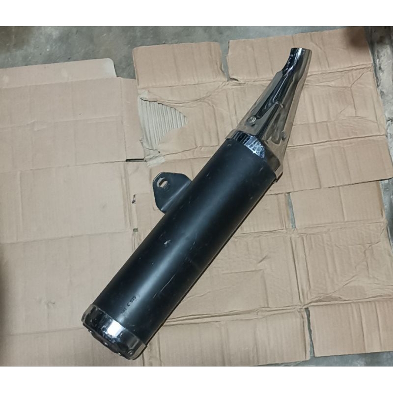 slincer knalpot Kawasaki ninja 250 karbu original second
