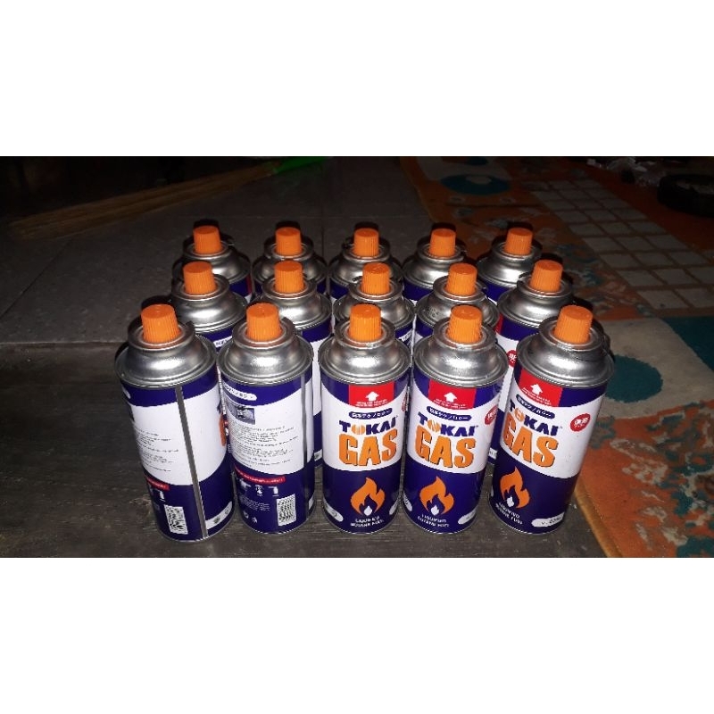 Gas refill kompor portable + tutup|gas kompor gunung|Gas isi ulang botol glowing|gas kecil|gas thouc