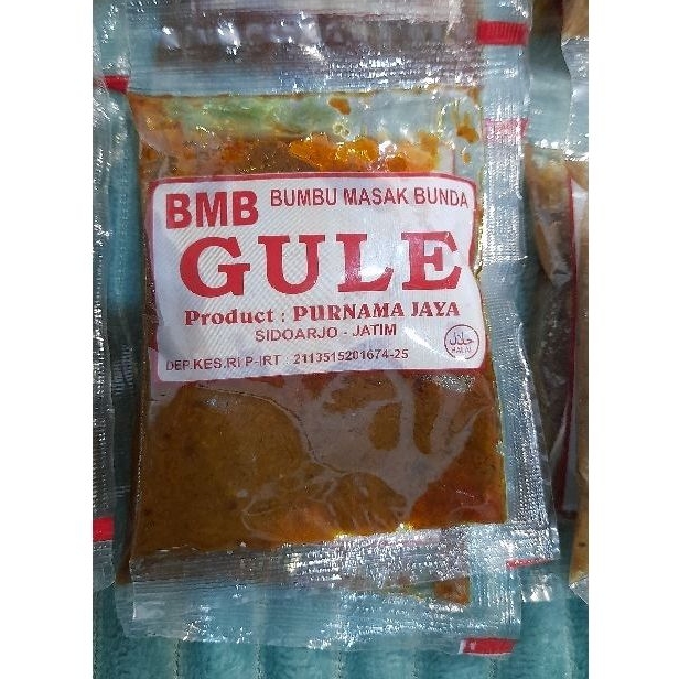 

Bumbu Masak Bunda (BMB) Instan Gule 1 Renceng isi 10 Sachet