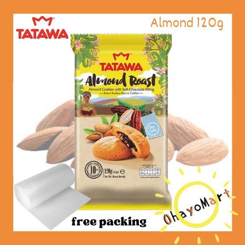 

Tatawa Almond Roast/ cookies almond/ biskuit kacang 120g