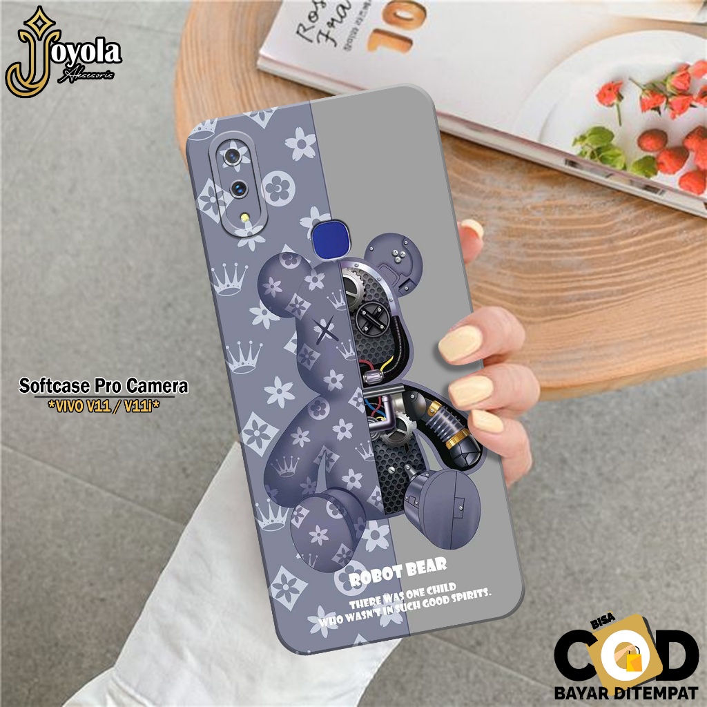 JOYOLA Case VIVO V11/V11i - Fahion Case Kartun - Softcase VIVO V11/V11i - Pro Camera - Casing VIVO V