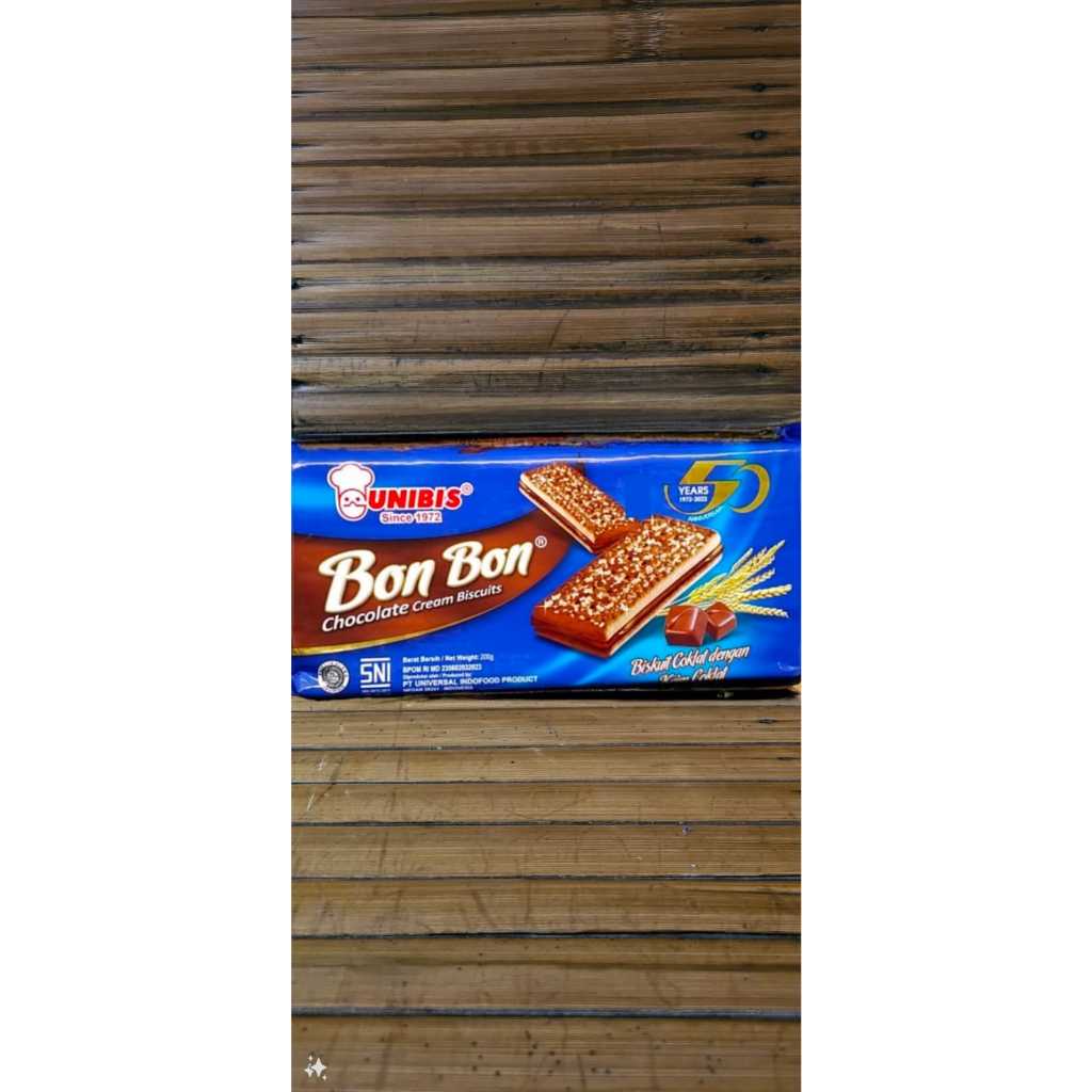 

Biskuit Unibis bon bon chocolate 200GR