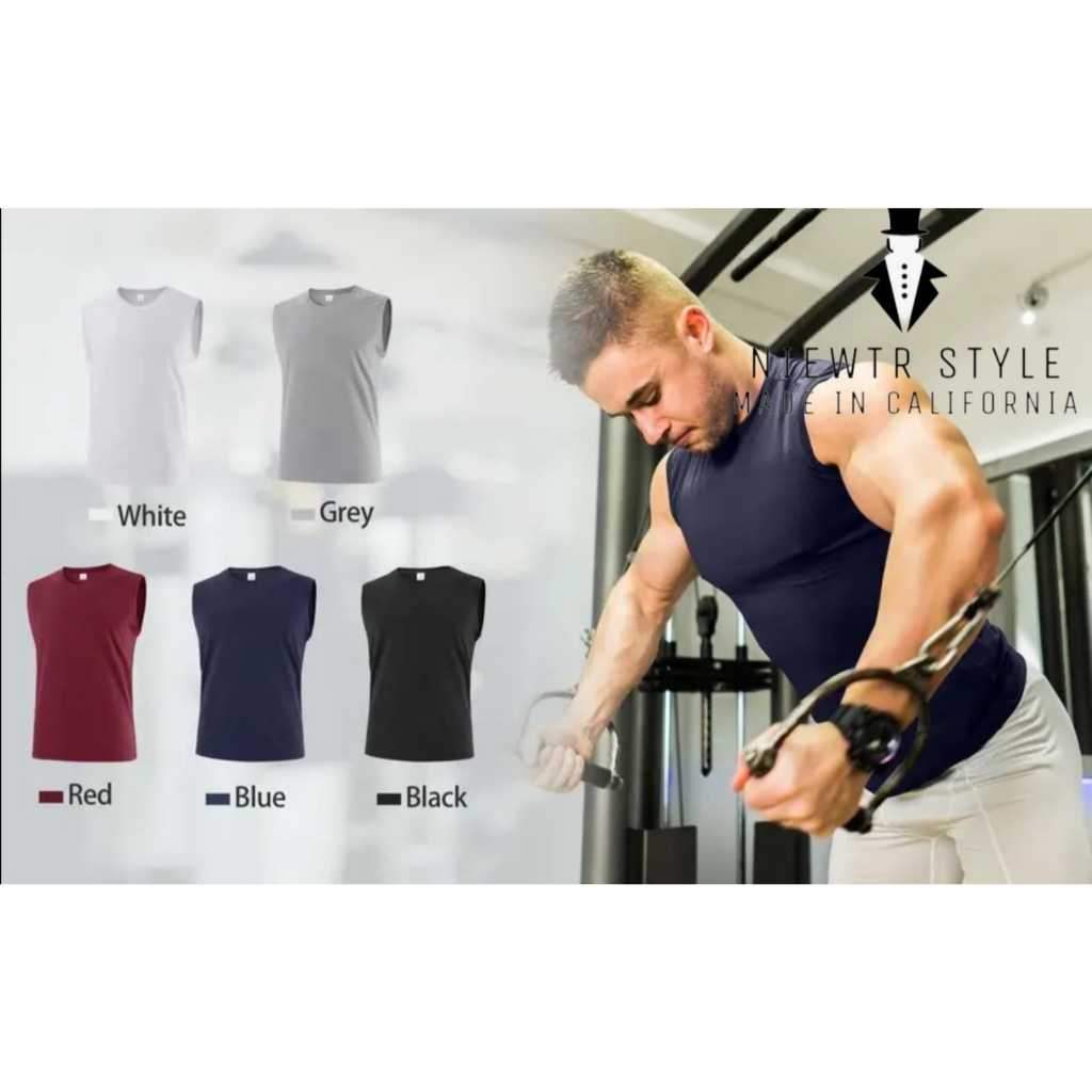Paket 5pcs Singlet Yukensi Kaos Dalam polos Pria Dewasa Terbaru Terlaris Singlet Pria Tanktop Rib