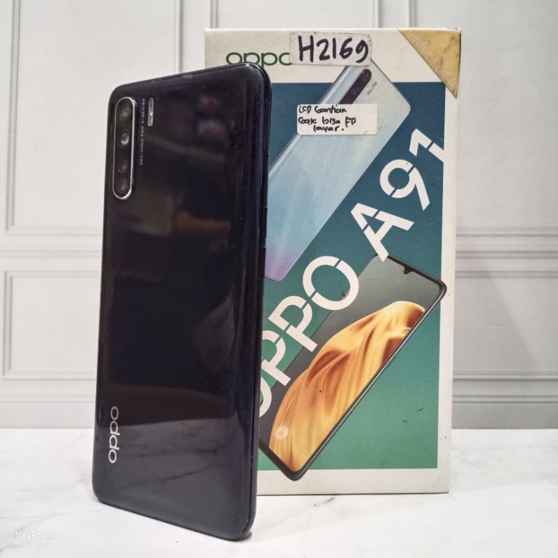 Oppo A91 8/128 GB Handphone Second Bekas - Langsung Cek Deskripsi