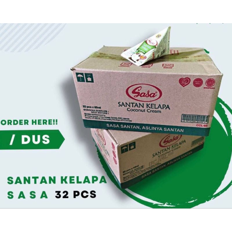 

Paket Hemat Santan Sasa 65ml isi 16pcs