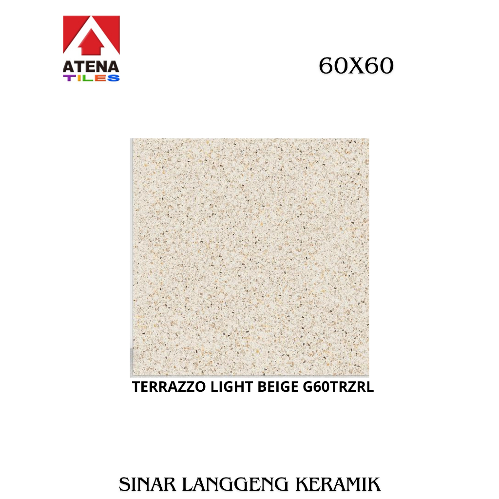 GRANIT ATENA/TERRAZZO LIGHT BEIGE G60TRZRL/60x60/LANTA