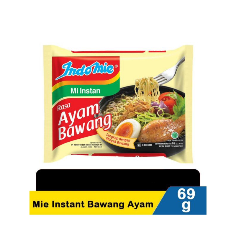 

Indomie Kuah Ayam Bawang 69gr - 1 Pcs