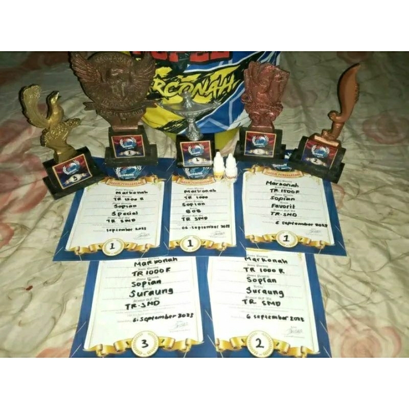 doping lomba burung trucuk