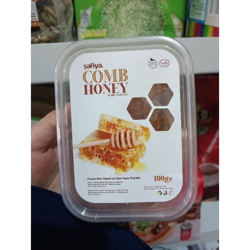 

(100 gram) madu sarang / madu sarang safiya comb honey