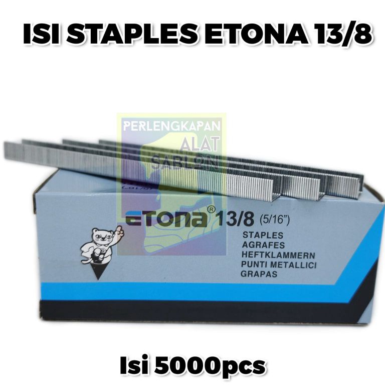 

KODE H85U ISI STAPLES ETONA 138 5pcs GUN TACKER