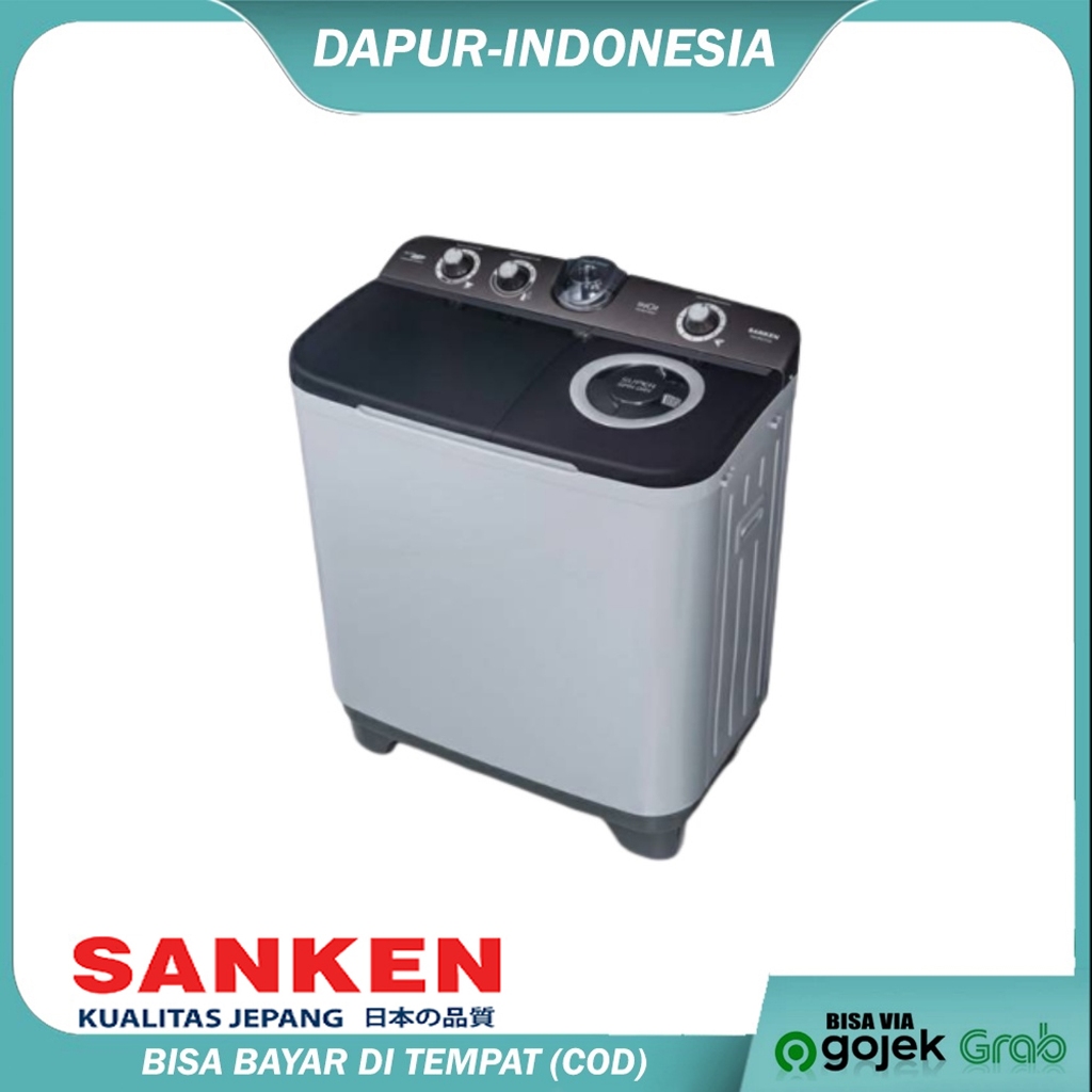 Mesin Cuci Sanken 2 Tabung Tw 927hgy Kapasitas 8 Kg - Hijab Venice Series