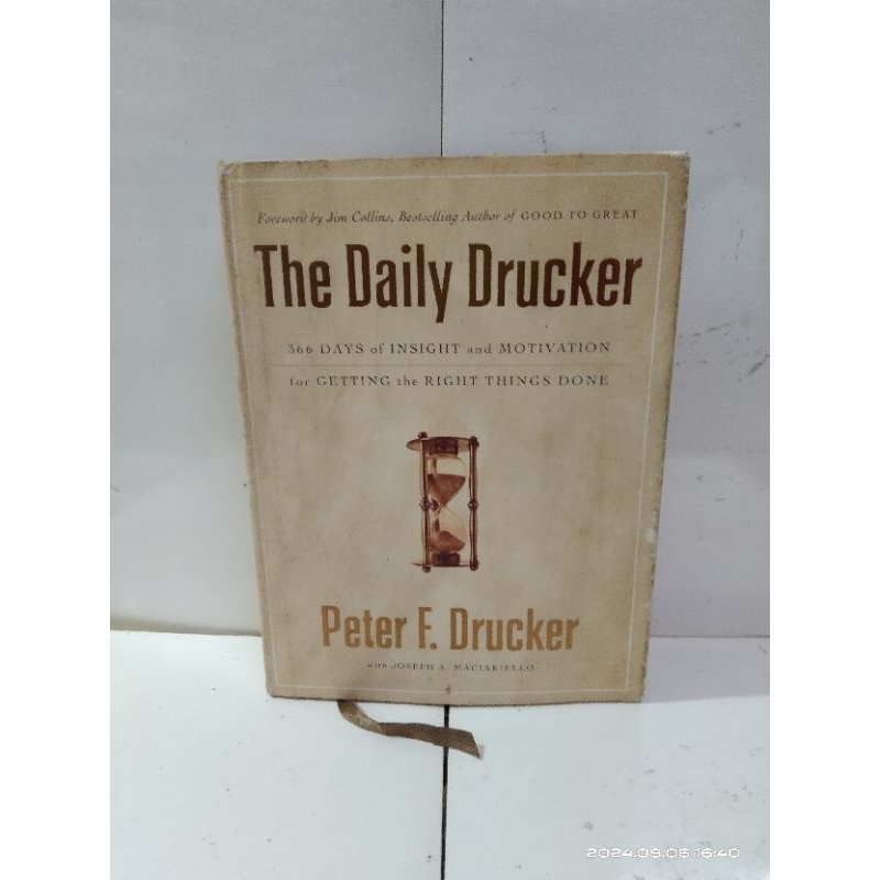 Peter F Drucker THE DAILY DRUCKER buku ORIGINAL impor