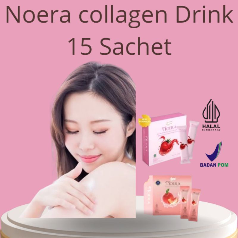 [ GRATIS ONGKIR ] Noera Collagen Drink -Suplemen Pemutih Kulit Noera Beutycare BPOM HALAL & ORIGINAL