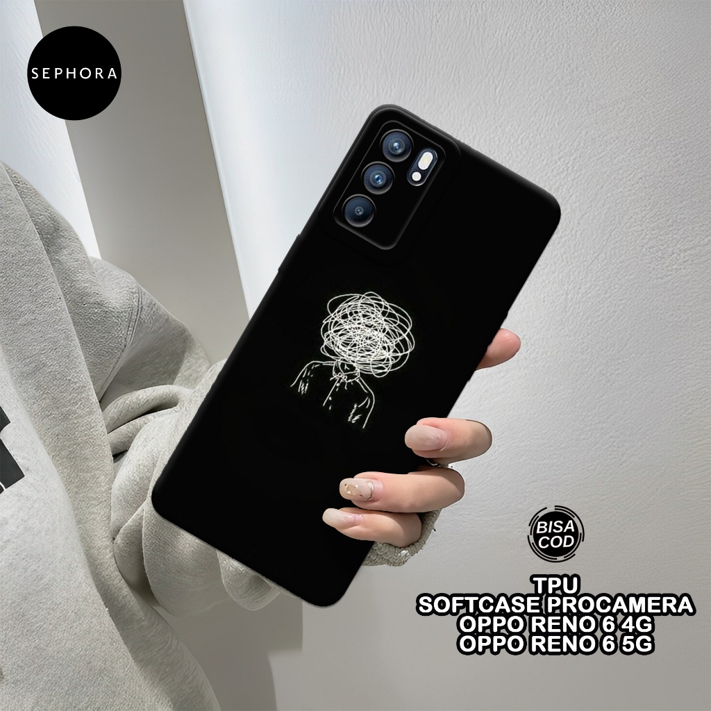 Softcase Oppo Reno 6 Terbaru - Fashion Case Aesthetic - Case Oppo Reno 6 - Case Pro Camera - Casing 