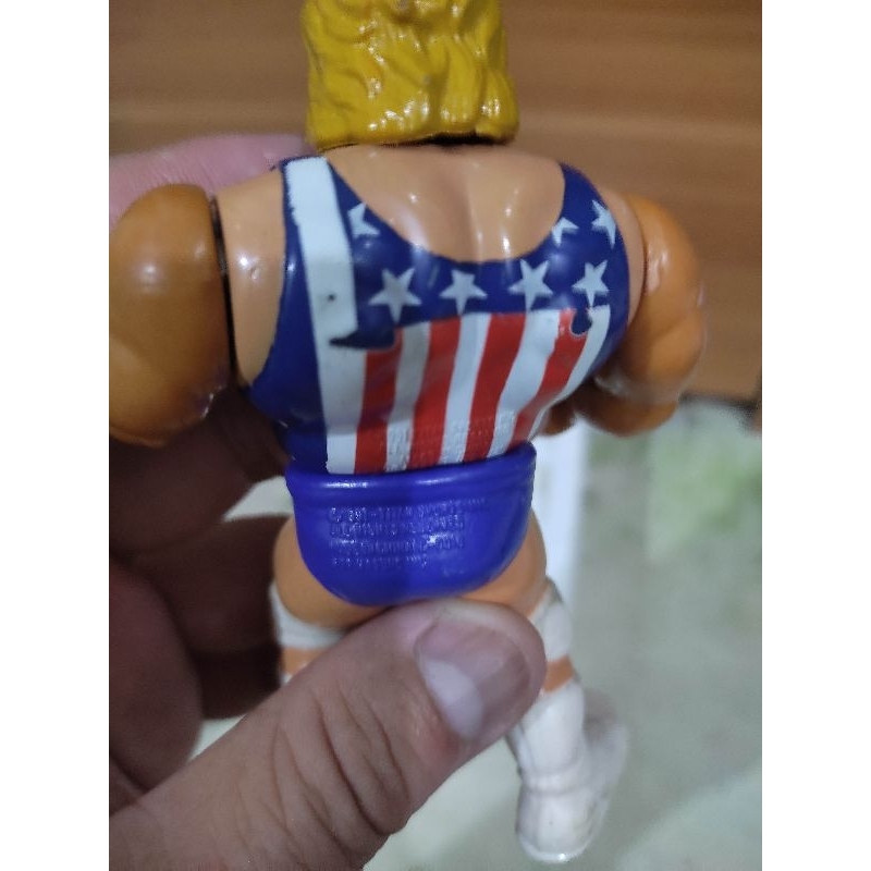 figure wwf vintage hacksaw jim duggan series 9 with hacksaw slam