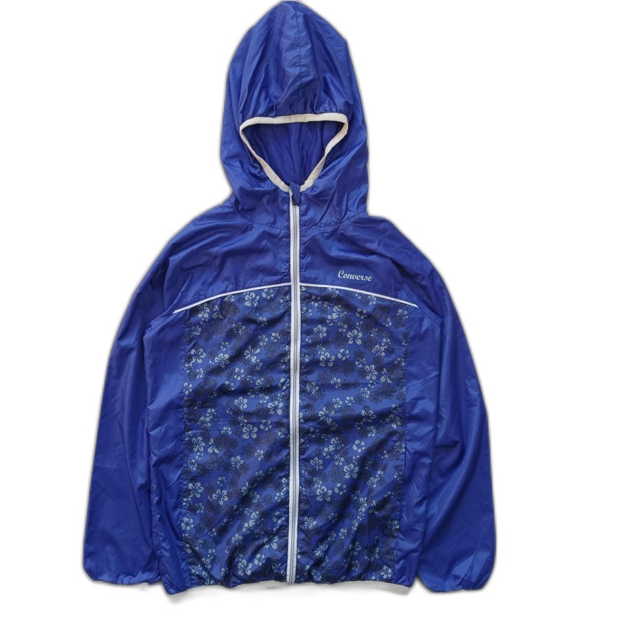 jaket Converse two tone floral windbreaker jacket casual running women