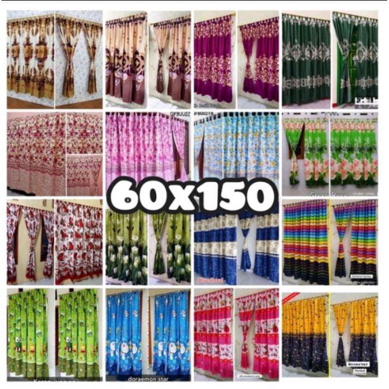 Gorden Karakter Jendela / Tirai  Gorden Jendela Karakter Murah
